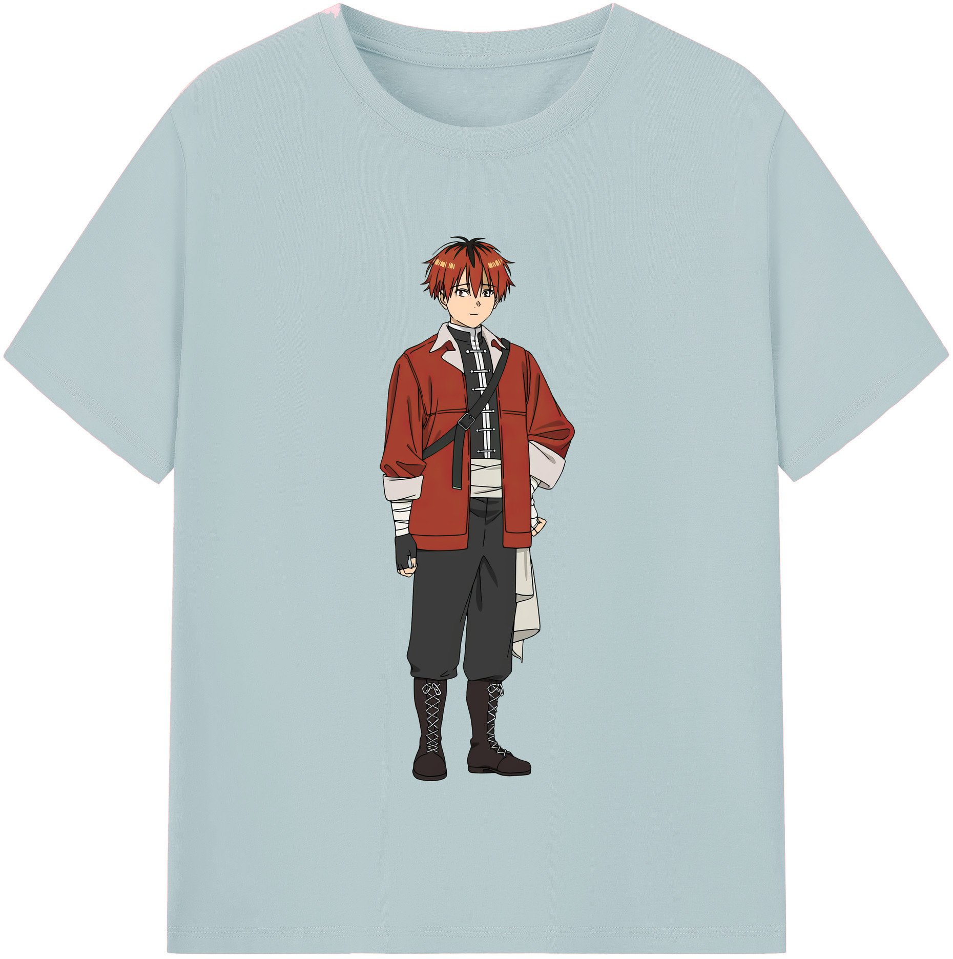 （画像用） 葬送のフリーレン Frieren 綿100％半袖Tシャツ（フロントプリント）